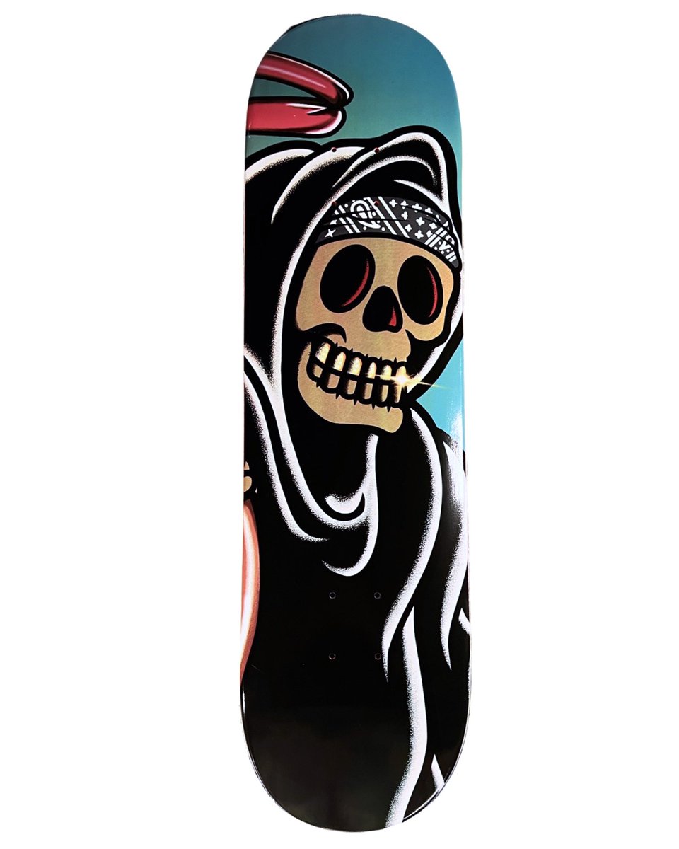 NotTodayCC's tweet image. Retweet this post for the chance to win a Not Today Skate Club Deck! 💀🌴🛹

To Qualify:
1.Must be following
 @NotTodayCC @DeathH1mself @NotTodayClub