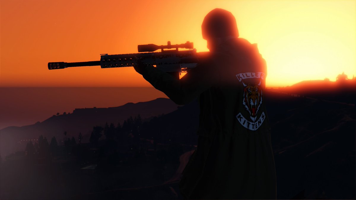 Thoompie_United's tweet photo. Nothing is better, then sniping with a nice sunset π
#GTAOnline #PS5 #killerkittens https://t.co/i1J0QAeT4V