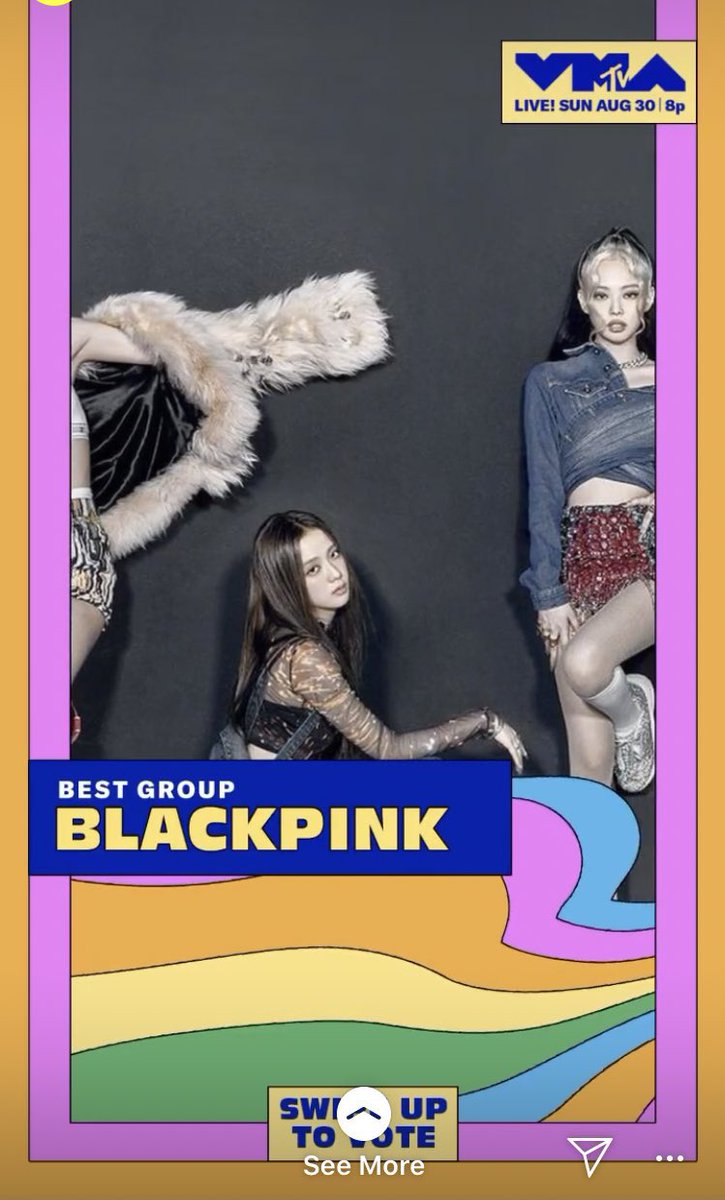 BBU_BLACKPINK's tweet photo. #BLACKPINK has been nominated for Group of The Year/Best Group at the MTV’s Video Music Awards (#VMAs ) for 4 consecutive years.

#PINKVENOM @BLACKPINK https://t.co/anpwcGBefd