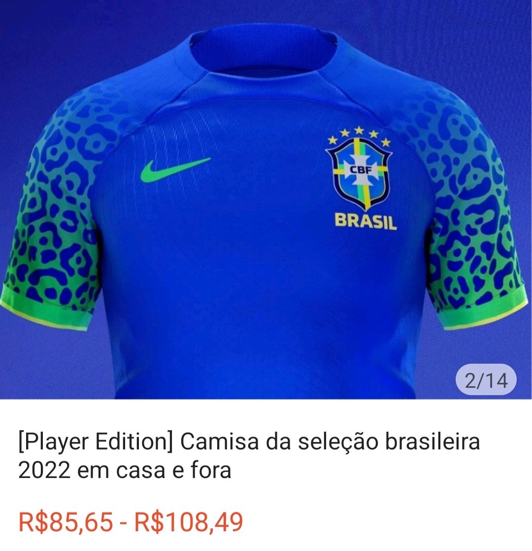 PointDosAchados's tweet photo. Camisas Seleção Brasileira New Edition 
https://t.co/4EbsYuomyu https://t.co/D8MFUMcxIM