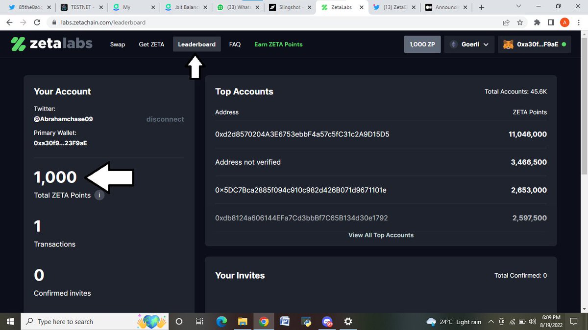 Chase💀 on Twitter "Immediately after you confirm the transaction, you