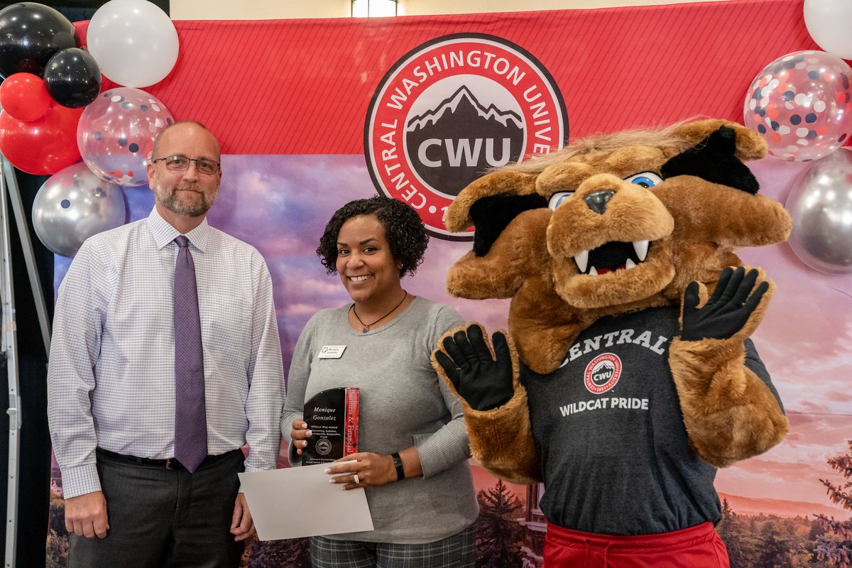 cwueats's tweet photo. It was so great to see four of our dining staff members receive awards from Business and Financial Affairs this week. A big congratulations to Dustin Atkinson, Monique Gonzales, Chloe Woerner, and Torin Munro (not pictured).  We appreciate all the work you do!
 
#CWUDining #CWU https://t.co/CC94JKPbC6