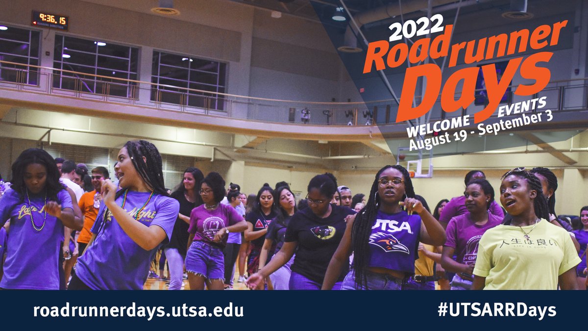 UTSA's tweet photo. Late Night at the Rec is tomorrow! 

Come explore all that the Rec has to offer with your new friends 🧡💙

📅 August 20
⏰ 9pm to 12pm
📍 @UTSARec 

See you there 🥳

#UTSA #UTSARRDays #UTSA26 #UTSA25 #UTSA24 #UTSAFall22 https://t.co/ILMuhwEARX