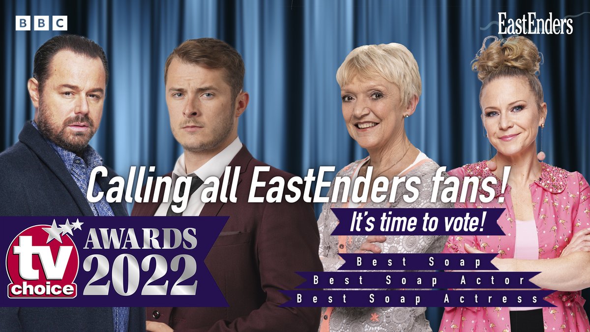 It's your last chance to vote everything #EastEnders in this year's #TVChoiceAwards! <a href="/TVChoice/">TV Choice</a> 

Voting closes midnight tonight 👉 awards.tvchoicemagazine.co.uk/vote