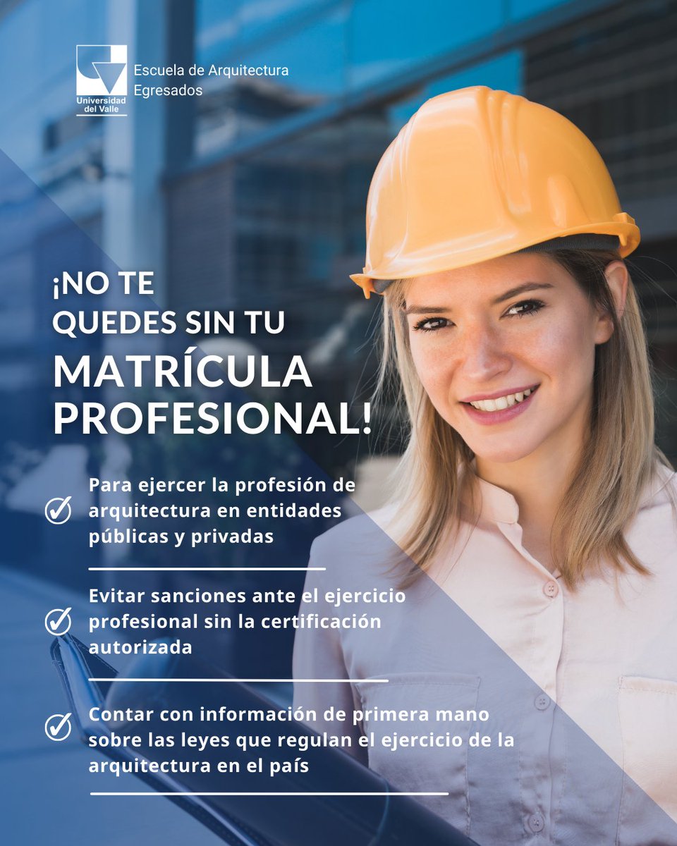 Egresado obtén tu Matrícula Profesional gracias al Acuerdo No. 4 de 2022.
📅Es necesario hacer la solicitud entre el 1 de julio hasta el 30 de septiembre de 2022
📝La tarifa transitoria corresponde al 80% de la tarifa vigente 2022.

👉🏼Conoce más en: cpnaa.gov.co/beneficio-acue…