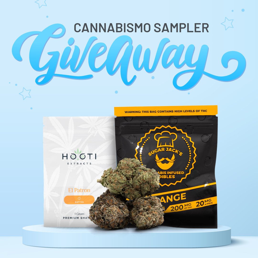 officialcbismo's tweet photo. WEEKEND SAMPLER GIVEAWAY 💮

Fancy winning it? Here is how to enter:

🌟Like + follow  
@officialcbismo
 
🌟Tag your sesh squad, 1 tag per comment 
🌟Drop a comment with your favourite Hooti + Sugar Jacks product!
🌟DM us with ❤️

#Mmemberville #Win #CannabisCommunity https://t.co/tFlduY8M9o