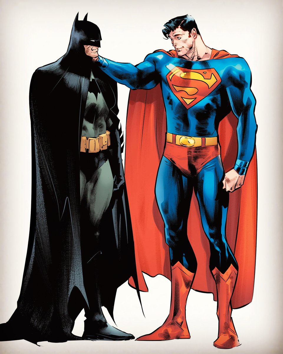 SUPER FRIENDS. #batman #Superman   @loquesunalex  colors 