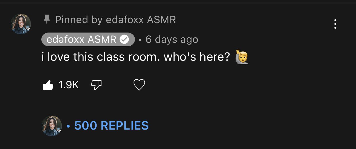 edafoxx asmr on Twitter "🤭 my asmr class room ️ https //t.co