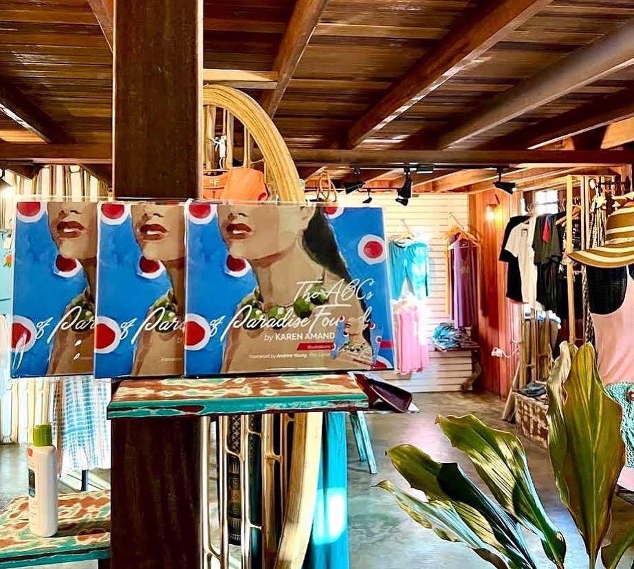 karentoulon's tweet photo. A full circle moment! 
Our book The ABCs of Paradise Found is available at award-winning sustainable wellness &amp; adventure resort @junglebay - Illustrated by @rhin33 it’s set on my family’s home #caribbean island Commonwealth of Dominica.
https://t.co/AO8rUfHX65
#DiscoverDominica https://t.co/Q9trM8q9Yp