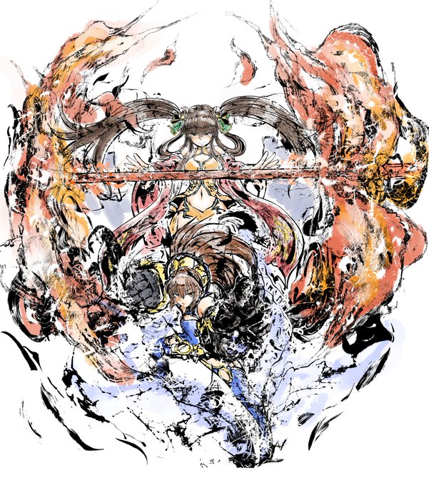 #夏休みはフォロワーさんが増える 
ざくざくベタベタ色々やってます。 