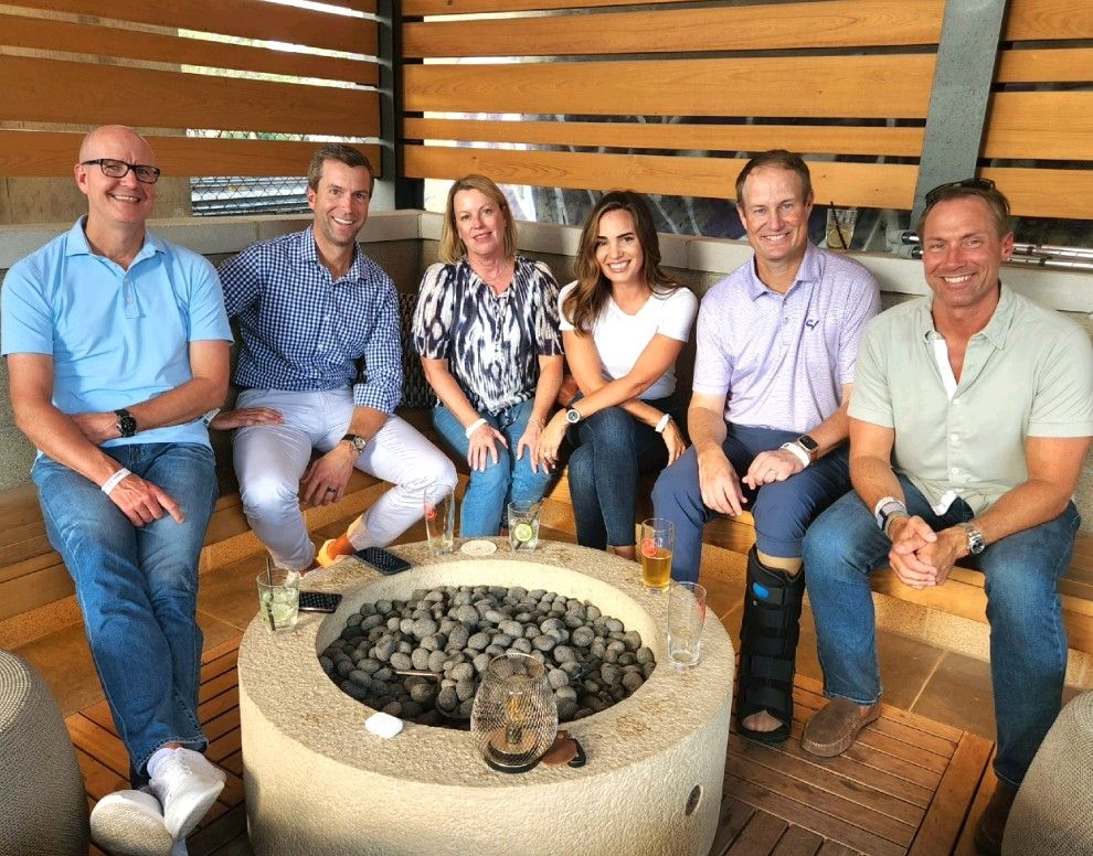 What do you get when a healthcare sales executive, investor relations expert, CFO, a couple executive corporate attorneys and a global social impact leader walk into a bar? 

A good time, a few brilliant ideas and two decades of incredible memories. #changemakers