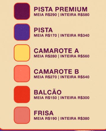 jnflesch's tweet photo. Preços do show da Lorde no Rio de Janeiro. https://t.co/VyE2ohemX7