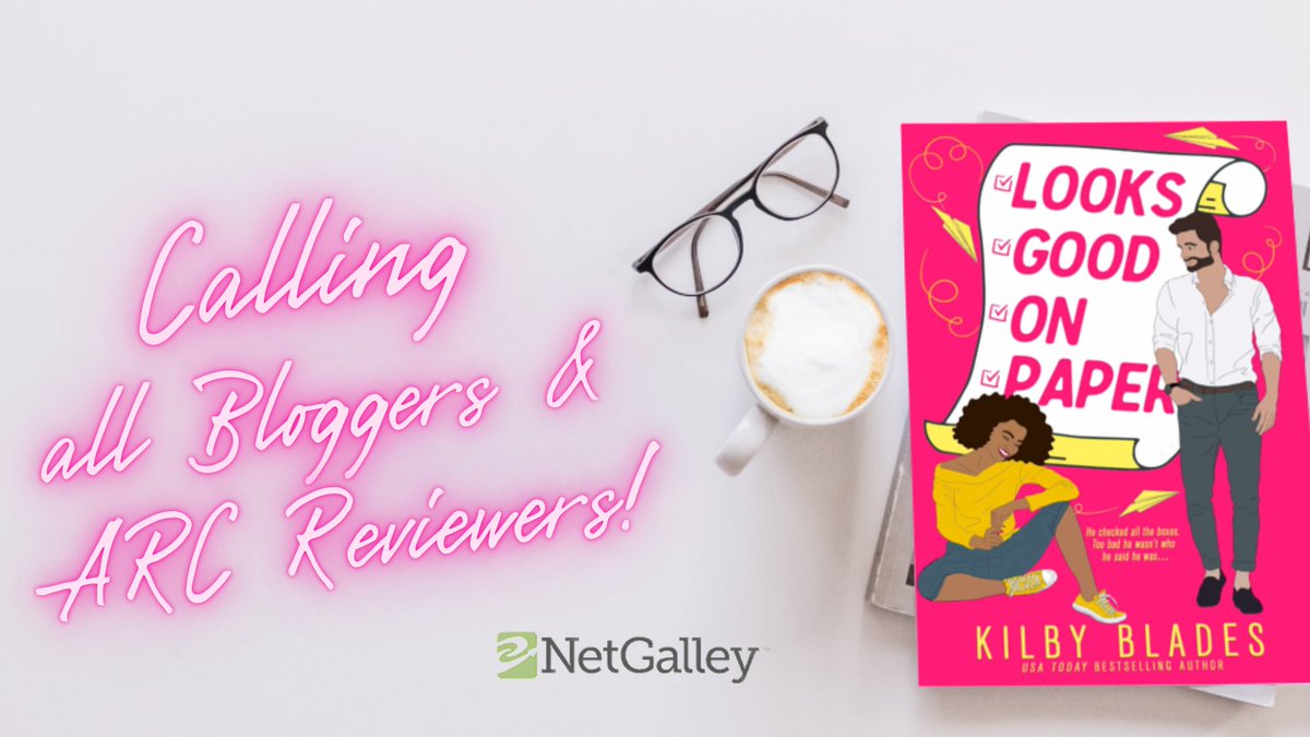 KilbyBlades's tweet photo. Folks have been asking me about the ARC for "Looks Good on Paper" and it's finally here! If you're a #bookblogger or a Netgalley reviewer, run, don't walk, to grab your copy! https://t.co/hQohiF5Cjc #romancearc #romancebloggers #romancereaders #advancedreadercopy #arc https://t.co/ZidkiWMGTK