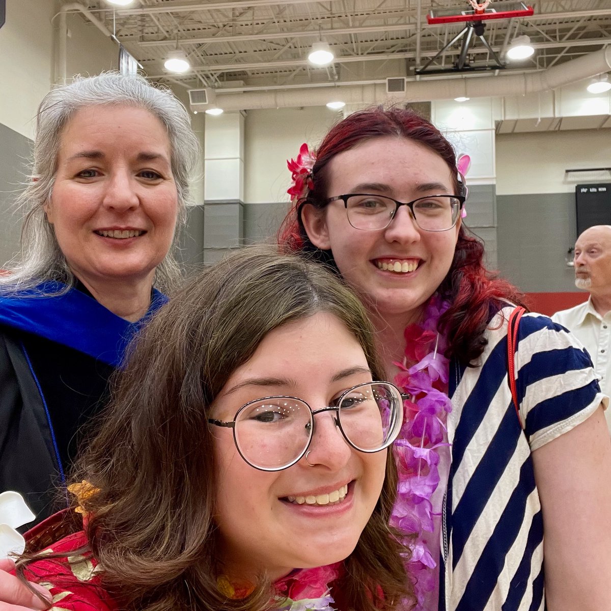 Michelle_Malott's tweet photo. All smiles after completing @IUEast #ExtremeSummerJumpStart and #NewStudentConvocation! Welcome to the Pack! https://t.co/2ZgOmgasAi