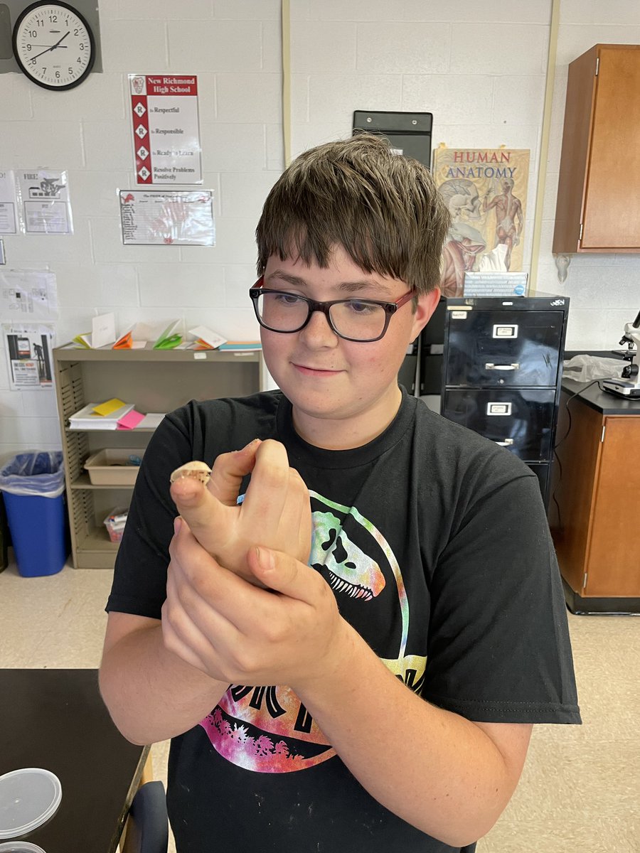 Ethan is buggin’ out this Friday! Observing insect movement in biology :)