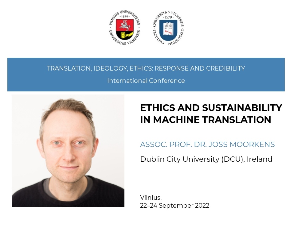 #TranslatingEuropeWorkshop 'Ethics in the Era of Machine Translation'

Workshop Keynote Speaker
@Jossmo (@DCU)

#TranslatingEurope #xl8 #t9n #translation #machinetranslation #xl8research