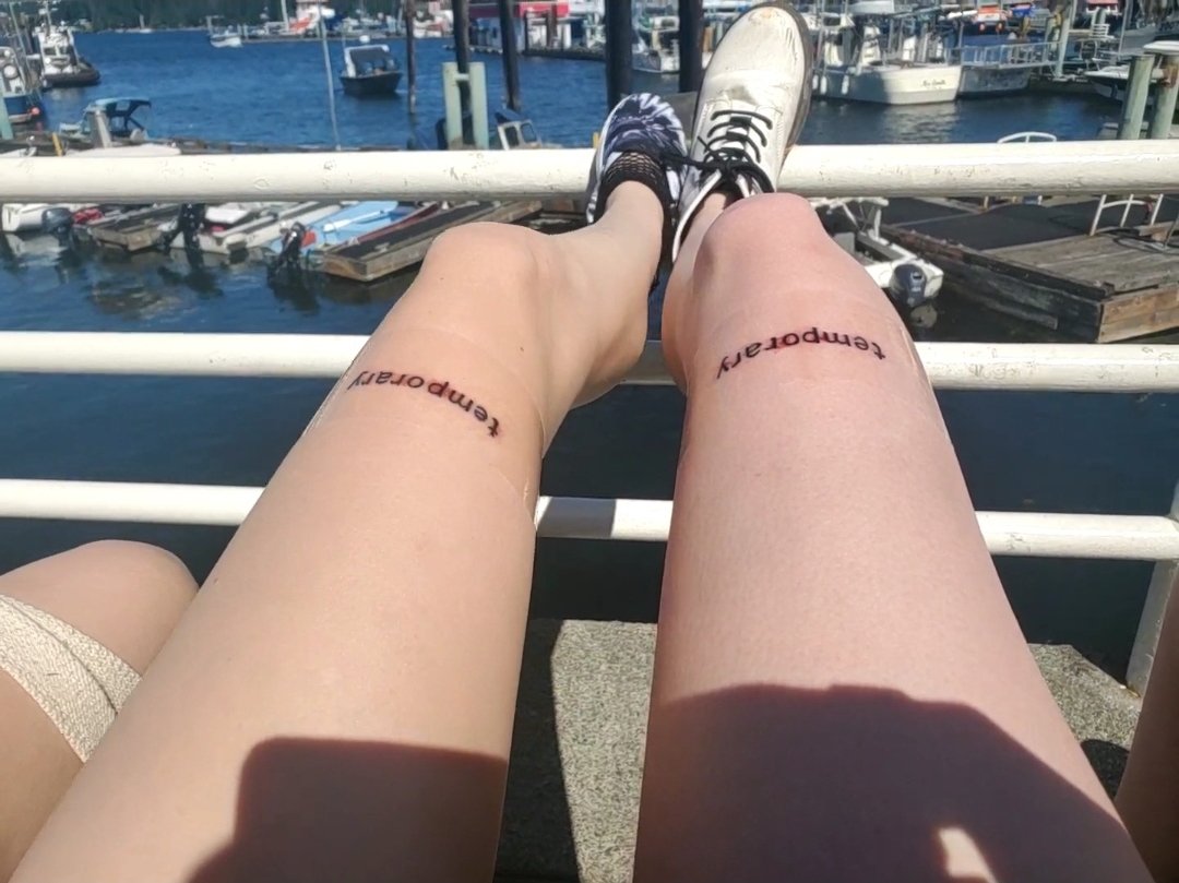 writtenbyterra's tweet photo. ✨️a year ago, my best friend &amp; i got temporary tattoos✨️ https://t.co/QE1smXK8cq