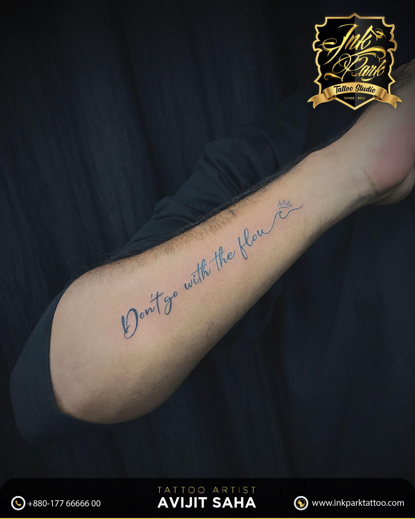 LAZY DUO Watercolor Calligraphy Lettering Temporary Tattoo HK  水彩文字刺青紋身貼紙訂製印刷客製香港台灣 LAZY DUO TATTOO