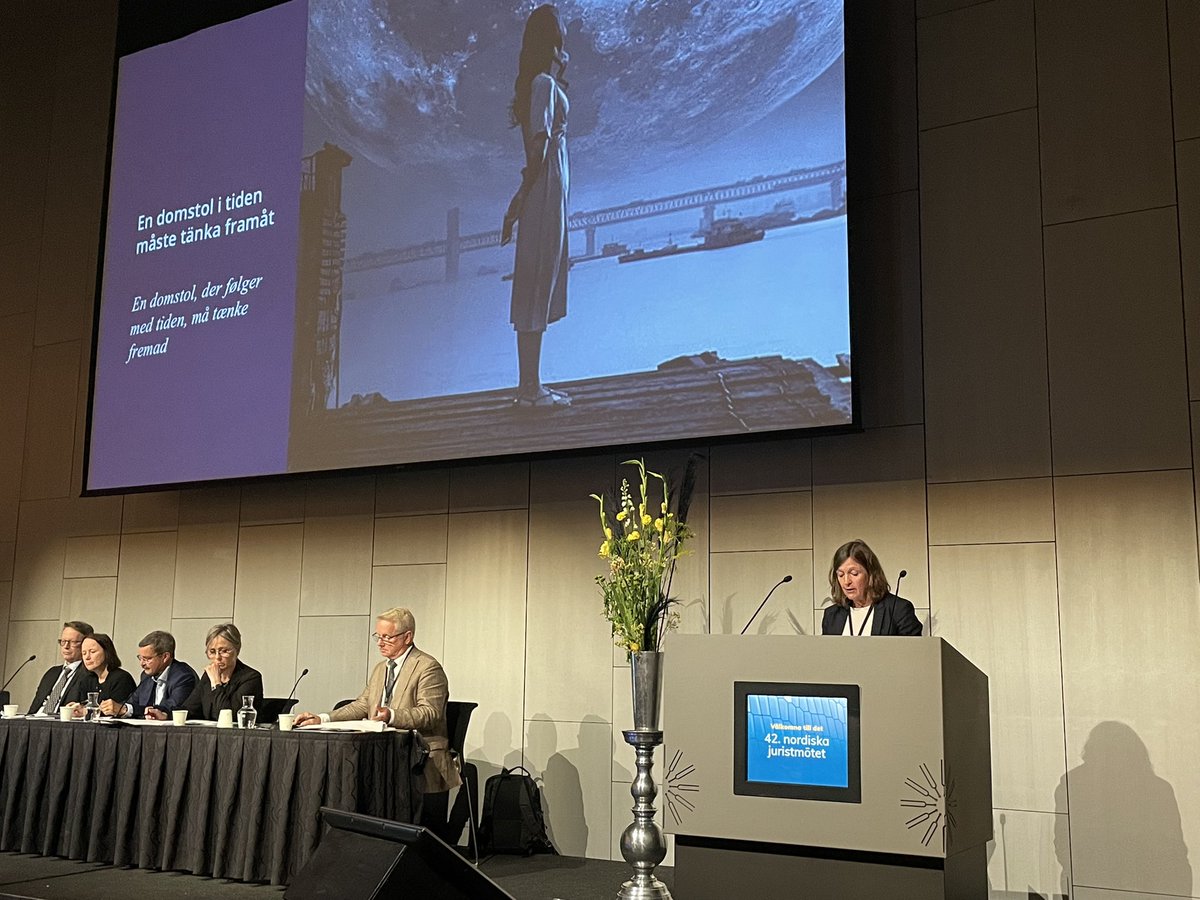 Det 42 Nordiska Juristmöte är nu avslutat. Det var väldigt roligt att få prata om Domstolarna och närheten till medborgarna. Nu ser vi fram emot det 43 mötet i Köpenhamn 2024!