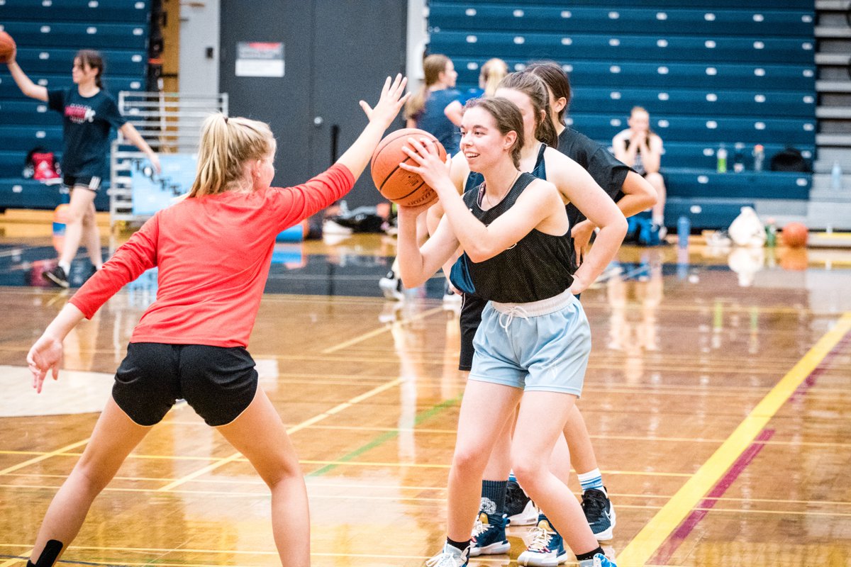 VIUMariners's tweet photo. 🏀 We work hard -- but we have fun, too!

One more session to go tonight for the Mariners in Training girls basketball camp with VIU women's basketball! @sd68hoops @LukeLholmes https://t.co/yfkSBgqJgK