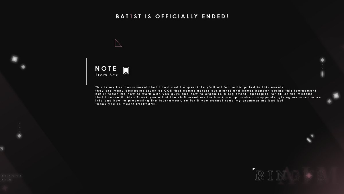 ビンガス tweet media