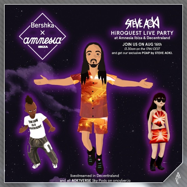A0K1VERSE (@a0k1verse) on Twitter photo #A0K1VERSE Citizens! Did you RSVP for <a href="/steveaoki/">Steve Aoki</a>'s Bershka x Amnesia Ibiza livestream through Ticket Fairy?
If so, check your wallets for a new Passport achievement stamp! 🙌 #A0K1VERSE Citizens! Did you RSVP for <a href="/steveaoki/">Steve Aoki</a>'s Bershka x Amnesia Ibiza livestream through Ticket Fairy?
If so, check your wallets for a new Passport achievement stamp! 🙌