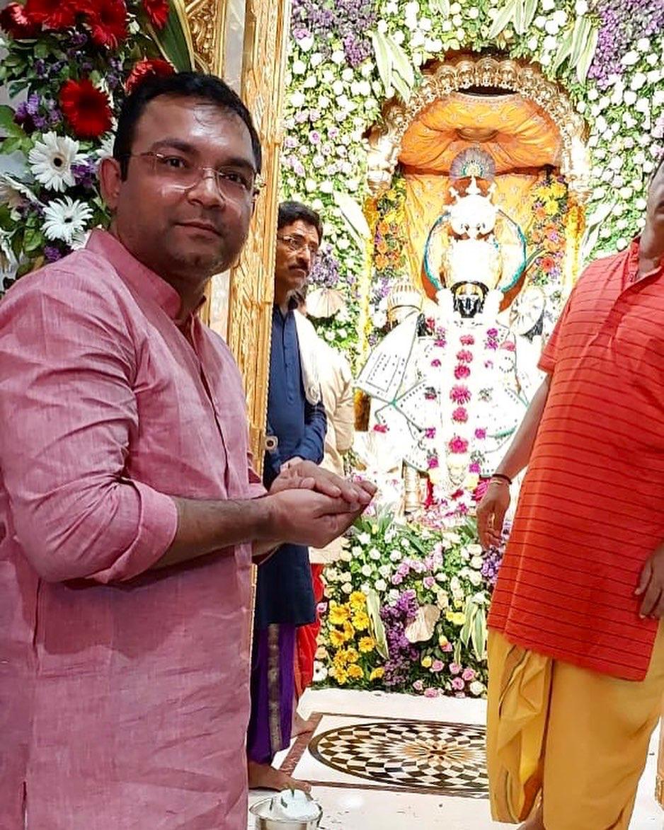 શામળાજી મંદિર ખાતે કૃષ્ણ જન્મ મહોત્સવ.. 🛕