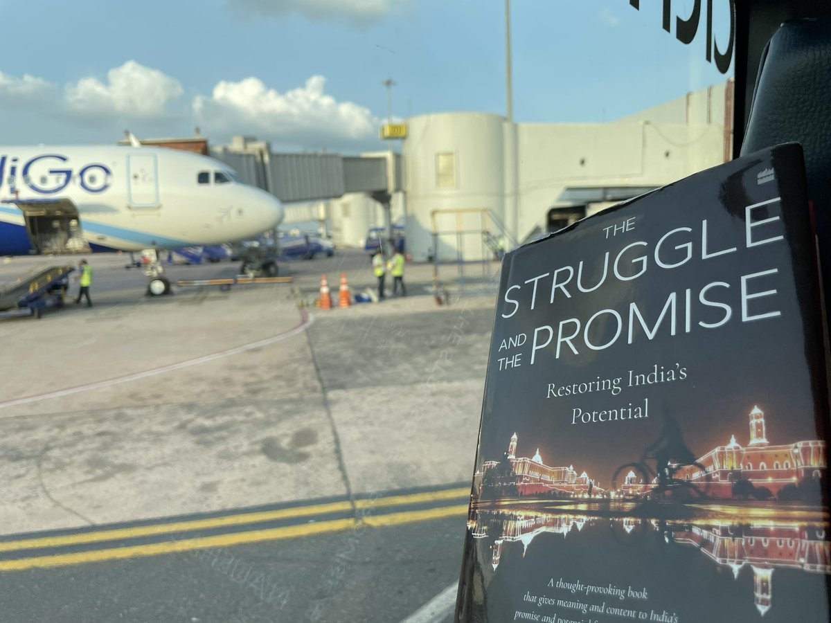 Surajalluvium's tweet photo. A #diverse #culture, a #young and aspirational population and a varied and #entrepreneurial private sector are the foundations of our promise of restoring India’s Potential says @NaushadF  in his book The struggle and the #Promise Restoring India ‘s #Potential https://t.co/qItCGn6r6Z