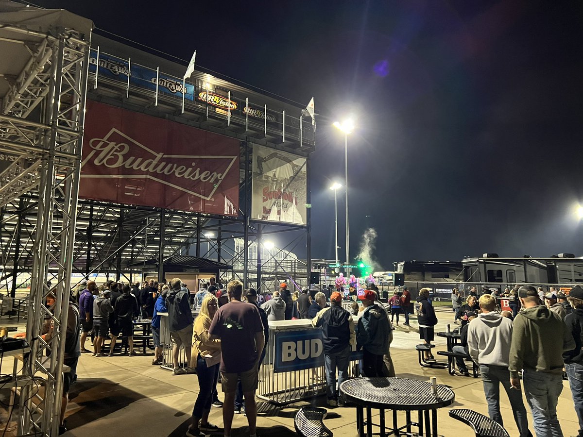 The Beer Garden will be open tonight from 9pm to 12:30.There will be live music all night! Stop by and get warmed up for Tomorrows <a href="/WorldofOutlaws/">World of Outlaws</a> Double-Header!