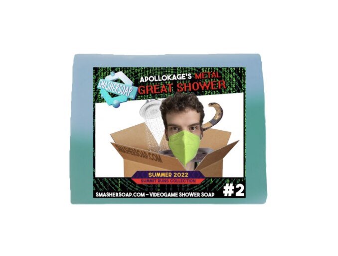 smashersoap's tweet photo. This mission may be impossible, but the rewards are enormous: taking a shower. 

VOTE @ApolloKage for summit &amp; get a FREE LIMITED EDITION bar of his soap. 

Follow @smashersoap &amp; DM “#AK4Summit” (just pay shipping!)

Or pick up a bar to show support-
https://t.co/MKKDzp4v2H https://t.co/ZENc13dYVw