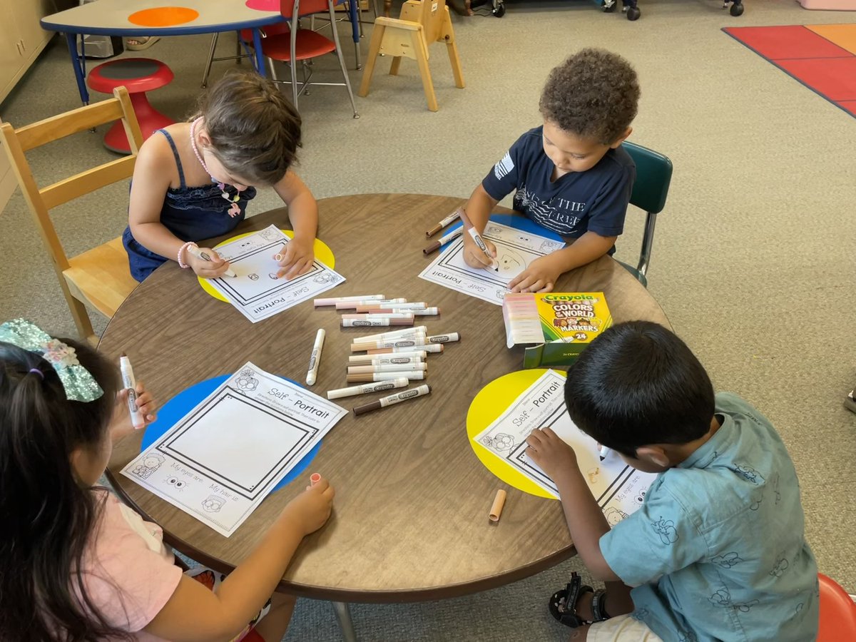 Had the most amazing week meeting 32 new Pre-K babies! We ended the week drawing self-portraits for our bulletin board 😊. We are ready for the best year ever, but first it’s time for this tired teacher to rest up 🥰.