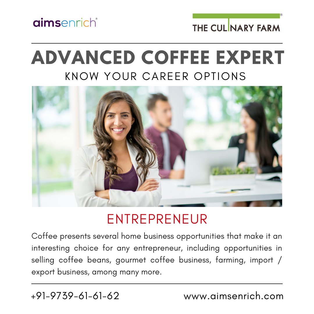culinary_farm's tweet photo. Know your careers in Coffee - Entrepreneur. 
#coffee #certification #expert #careers #careeroptions #India #Bangalore #AIMSENRICH #tcf #theculinaryfarm #tcfindia #coffeeexpert #barista #trading #entrepreneur #cafe #owner #applynow #admissions #illy #training #industry https://t.co/6R3tgW91JP