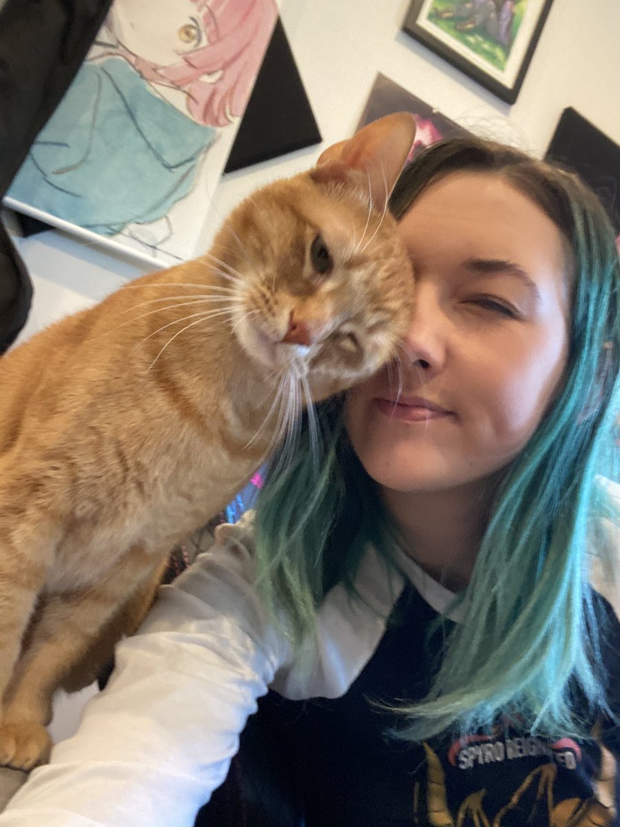 HaybaleVoice's tweet photo. He’s my best friend, he’s my pal. He’s my homeboy. My rotten soldier. He’s my sweet cheese. My good time boy. 🧡🐾 https://t.co/wwNiTCljfx