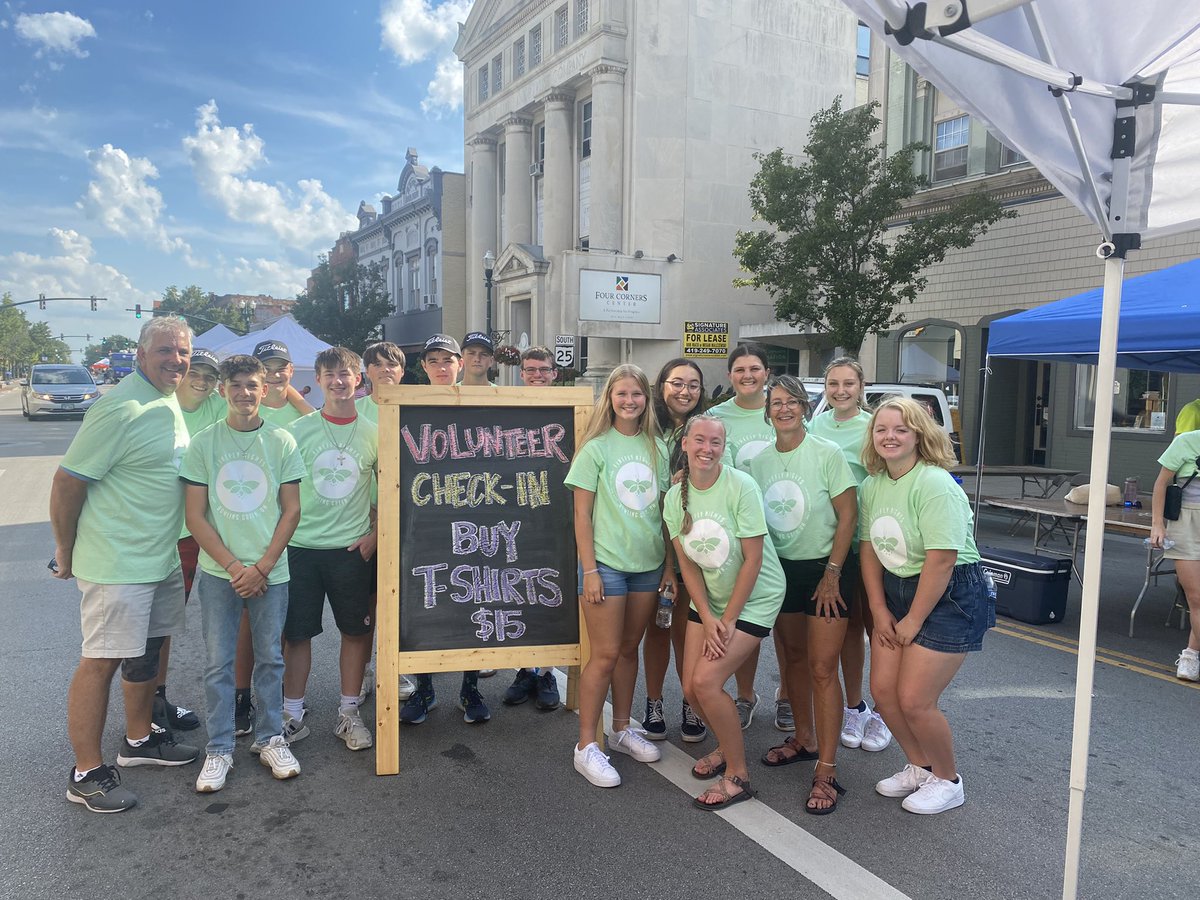 Bobcat golf setting up for Firefly Nights, great night come on down