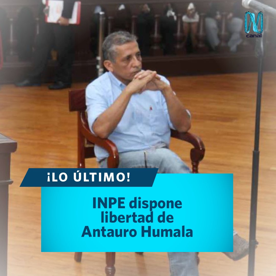 canalN_'s tweet photo. #Loúltimo #CanalN

Determinan libertad para Antauro Humala

Sigue informándote por ► https://t.co/Yp74gn7xKX https://t.co/Nuv7n7XmTc