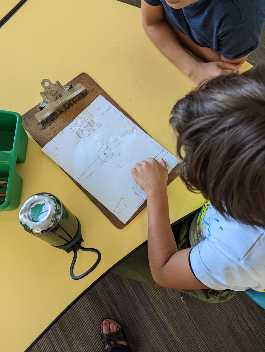 heatherPentico's tweet photo. After using our class vision and code to Empathize and Define what our space needs, students got busy Ideating what it could look like. Next up...moving furniture to create their first prototype to test. #DesignThinking #ownyourlearningspace @MagnoliaCVUSD https://t.co/ZBADeJatrF