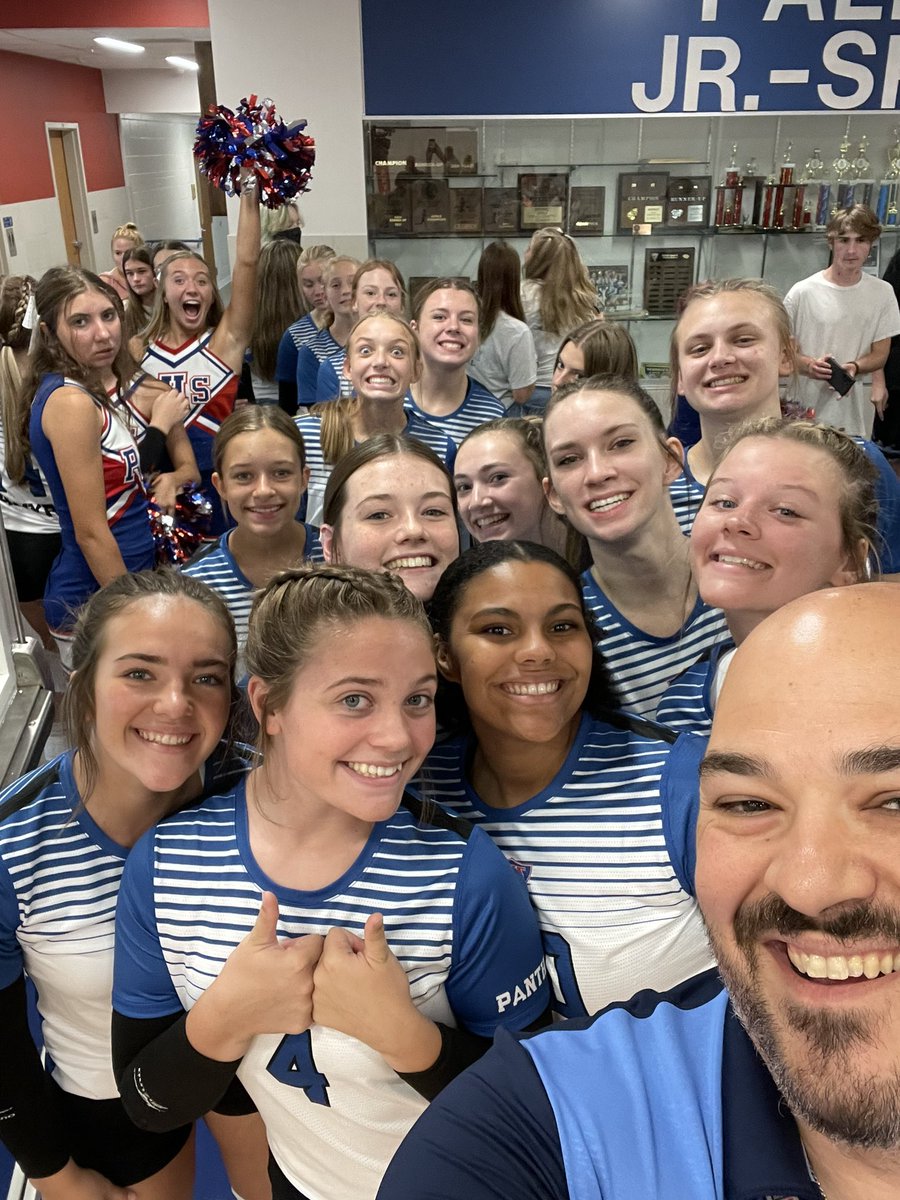 Lady Panthers getting ready to take the court!