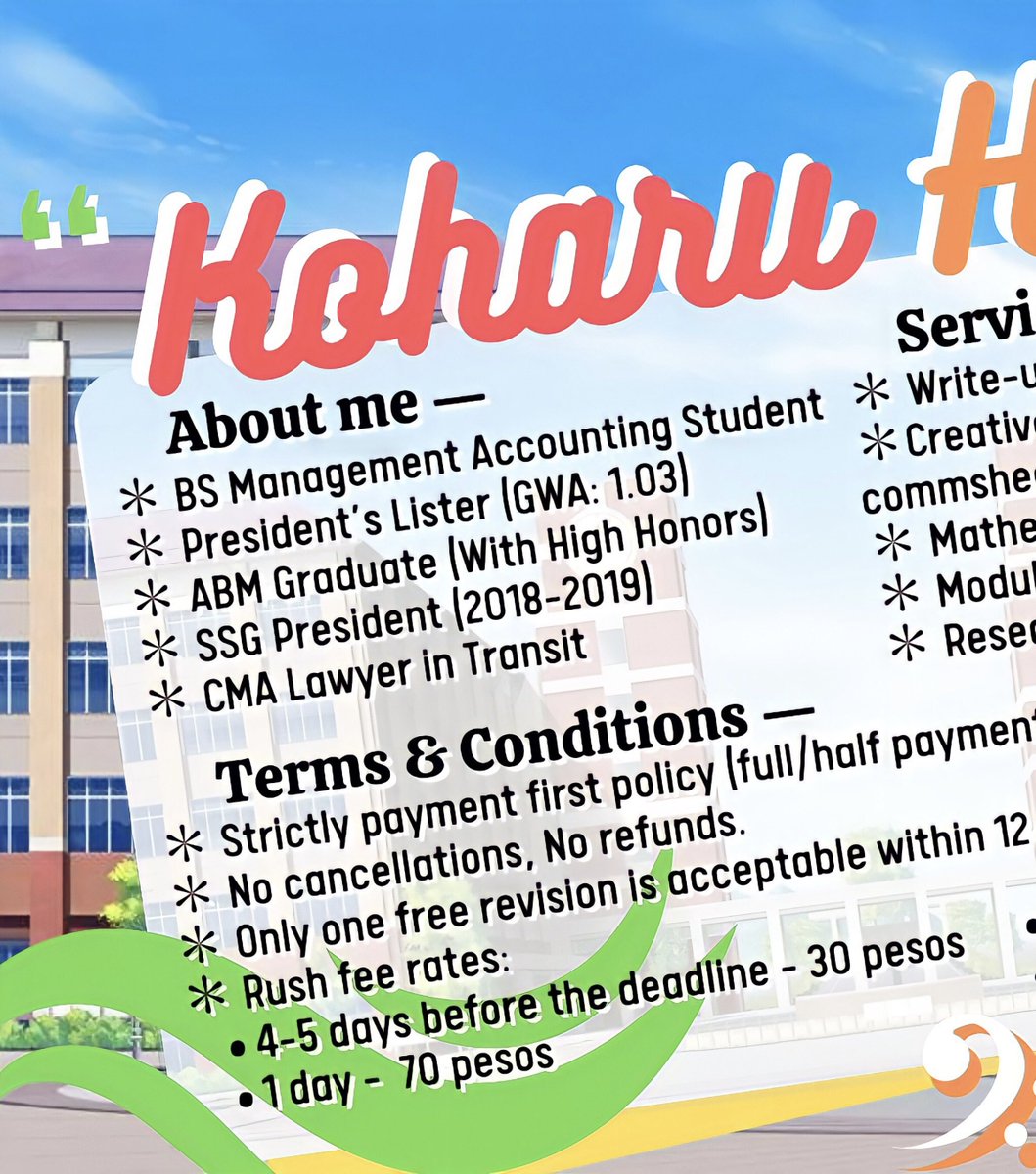 koharuhelps's tweet image. 🍣 —• Konnichiwa! Koharu is now here to fill your life with bliss ७彡

If you wish her to lend you help, kindly acquaint yourself first with her vita and terms of service.

Be at liberty to send her a message anytime. She would love to hear from you soon!

Feedback: #KoharuHelps