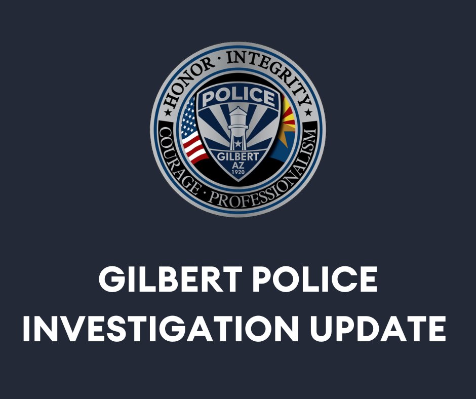 Gilbert Police Dept. on Twitter "The Gilbert Police Department has
