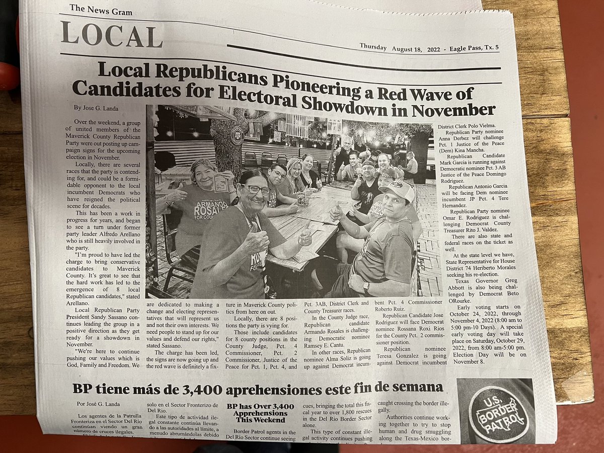 MaverickCoGOP's tweet photo. Maverick County is ready to flip red! https://t.co/IHxbXguMxO