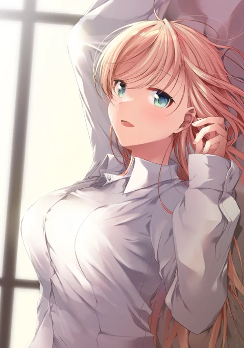 …おはよ…寝坊しちゃったわね  #一式さん #リンナ警部
