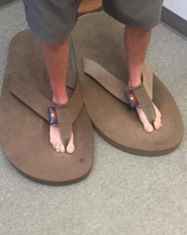 clarksonrulez's tweet photo. @JessicaKirson Hey, as long as they leave me, Flip Flops Guy, alone. #AlwaysBeSilly https://t.co/al9Ckba9qc
