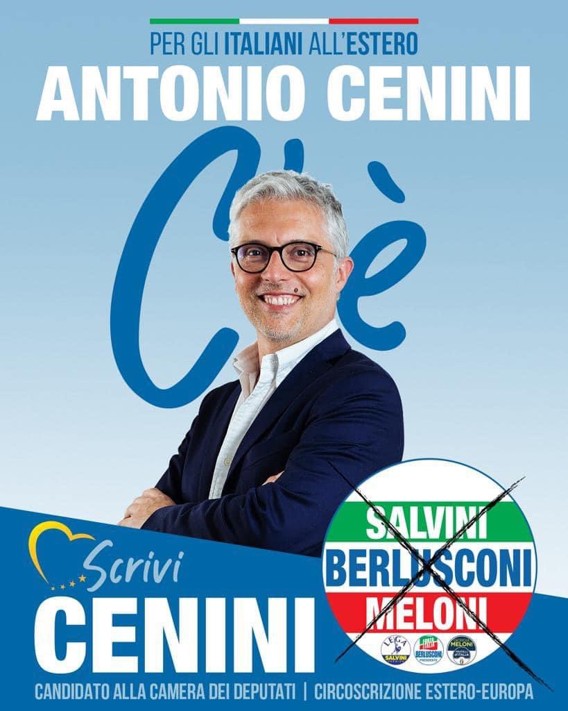blu72it's tweet photo. #ElezioniPolitiche2022 #ForzaItalia #italianiallestero #centrodestra @CeniniAntonio #luigibille #Europa https://t.co/oscwAx9QCL
