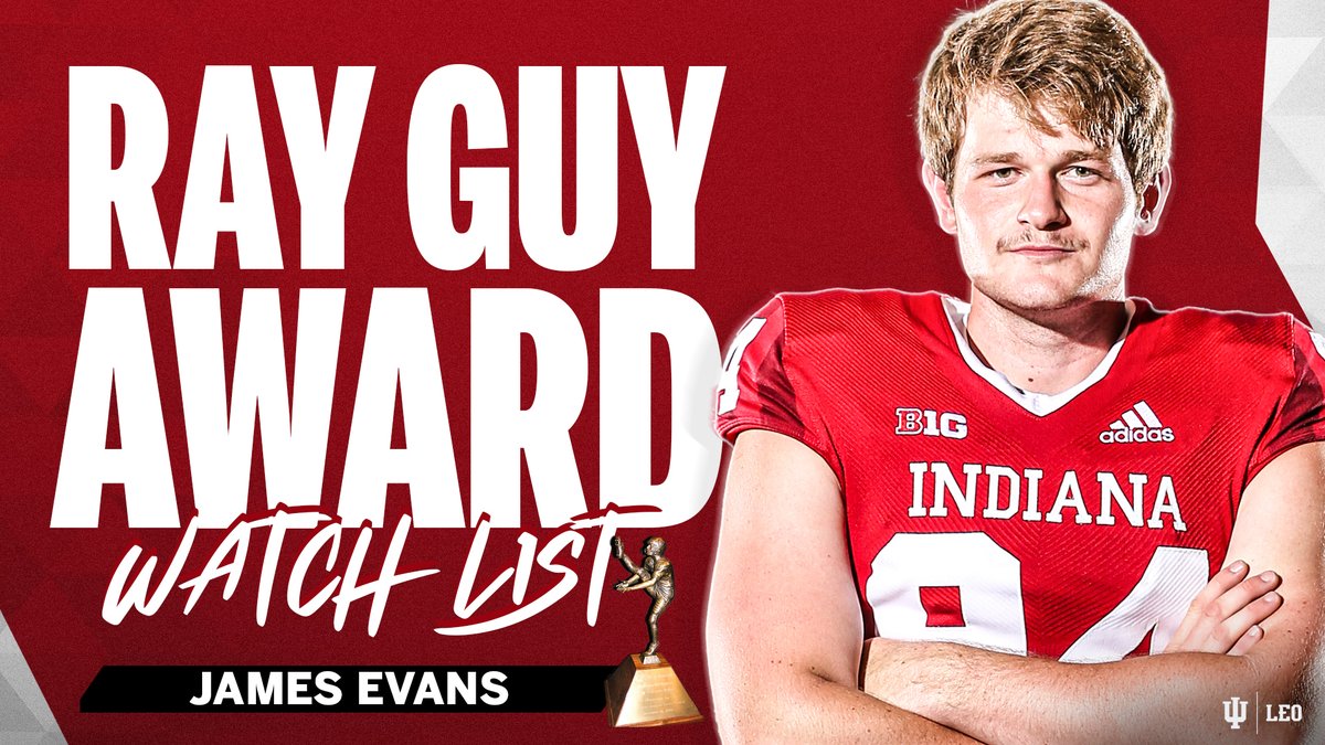 .@james8evans has been named to the watch list for the Ray Guy Award – honoring the nation's top punter. Details: bit.ly/3px8Ozv