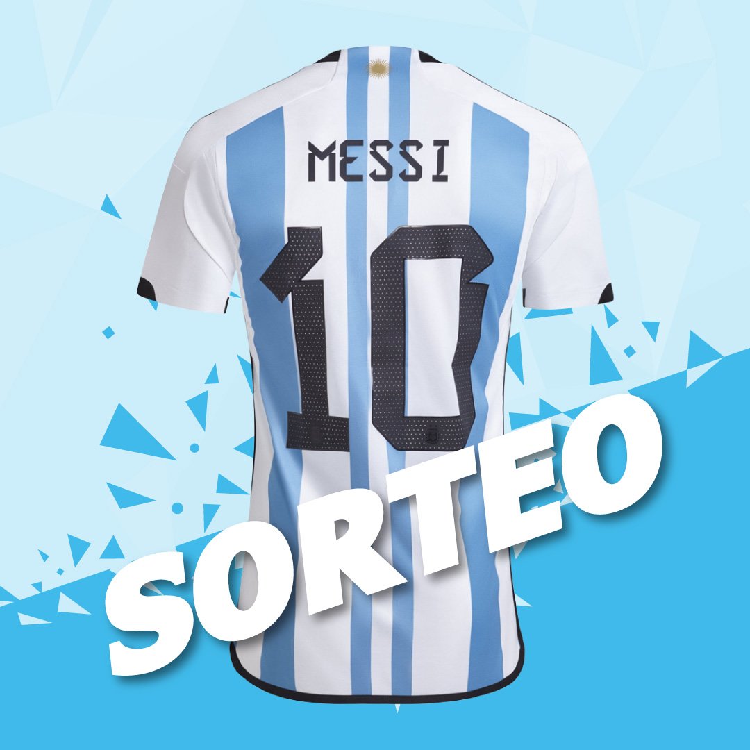 ¡SORTEO CAMISETA DE LA SELECCIÓN!🇦🇷

Si querés participar para ganarte la camiseta de Messi, lo único que tenes que hacer es:

- Seguirnos en nuestra cuenta
- RT a este tweet

Estamos sorteando otra camiseta en nuestro Instagram (Link en Bio)

El sorteo finaliza el 26/08
