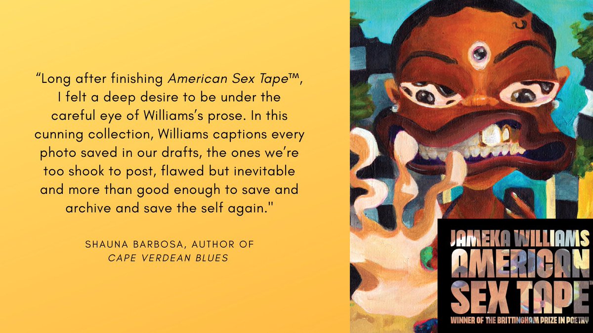 So happy to share some love for my forthcoming book, American Sex Tape! For <a href="/shaunabarbosa/">sb</a> to respond to this book  — I’m just floored ❤️
