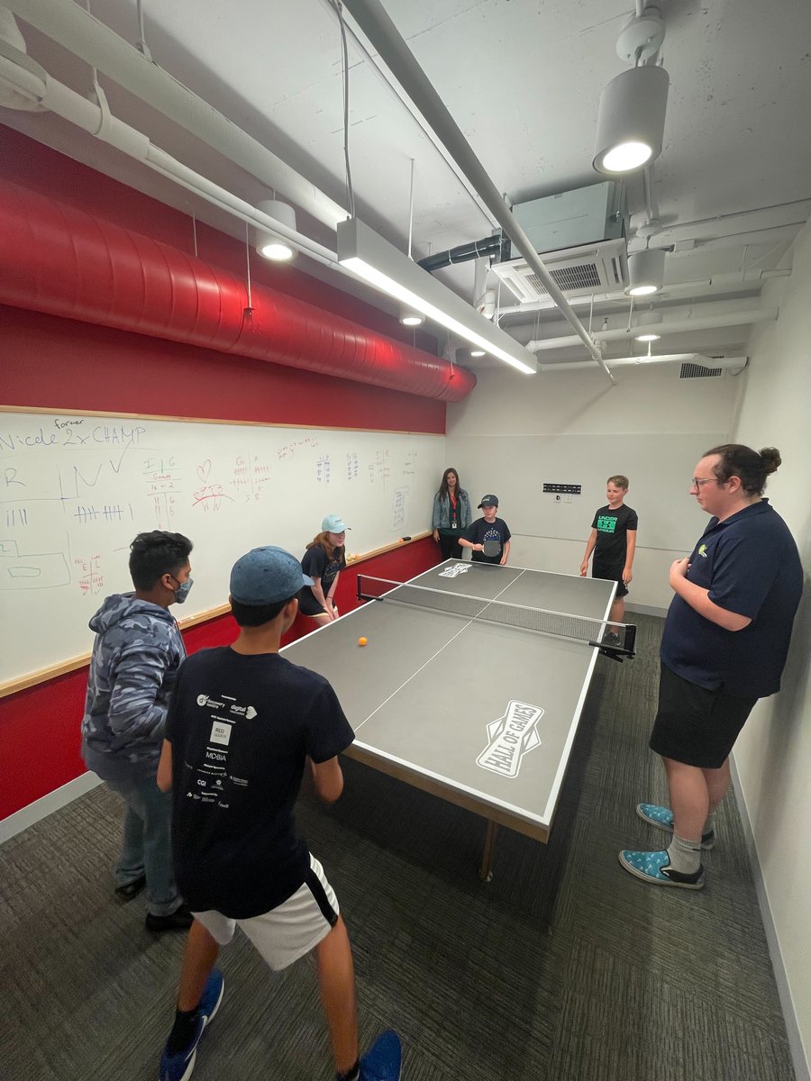 theredspace's tweet photo. Whenever Digital Discovery Campers visit, we can't help but wonder which campers will be future #REDspacers! A blast was had by all, learning and discussing video development, coding and all things tech! @DigitalNS @DiscoveryCntr https://t.co/aMAoRdNvmt