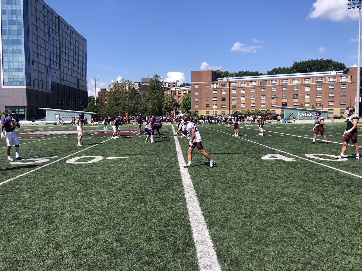 A big shoutout to <a href="/McMasterSports/">McMaster Marauders</a> for hosting us for a Training Camp scrimmage. Best of luck to you this season and hopefully we catch up in the playoffs 😉! 

#SoarAbove