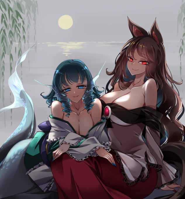 柳下月夜 