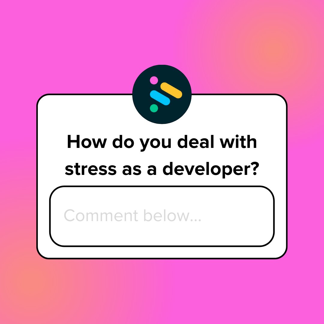 CodeCastApp's tweet image. We understand how stressful and time consuming it can be as a developer. However, it's always important to take time to decompress and do the things you love! How do you deal with stress as a developer?
#dev #developer